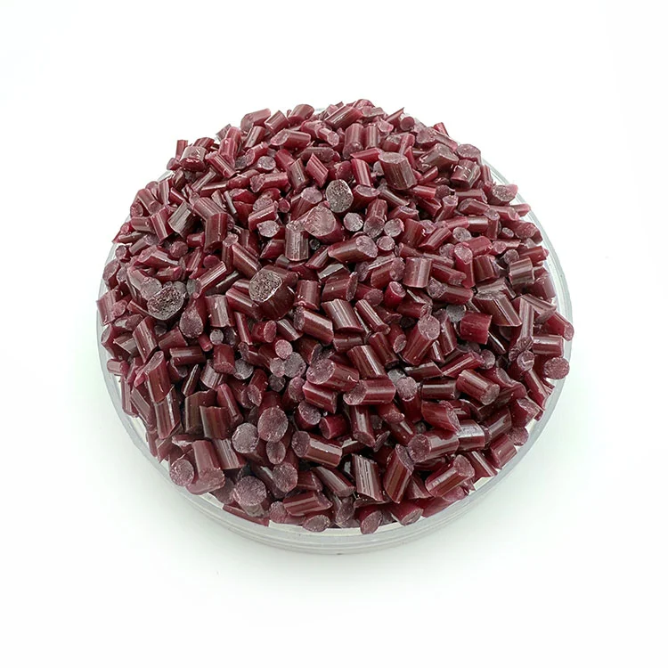 Genanvendt sort PS plastik pellet