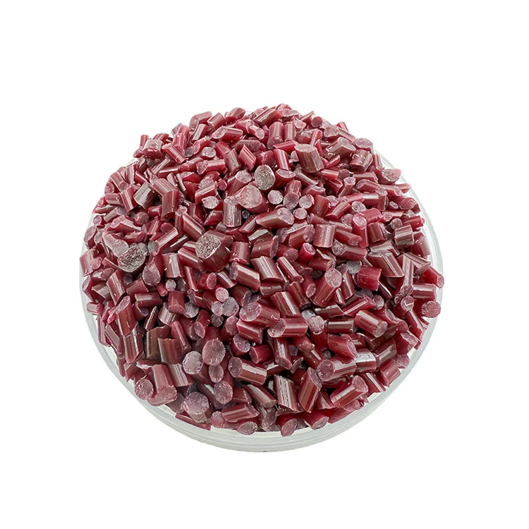 Genanvendt rødt PS-polymermateriale